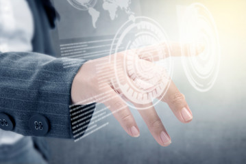 Digital technology concept