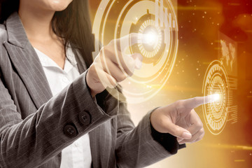 Digital technology concept
