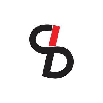 recommend clip art: abstract letter sb linked line logo vector