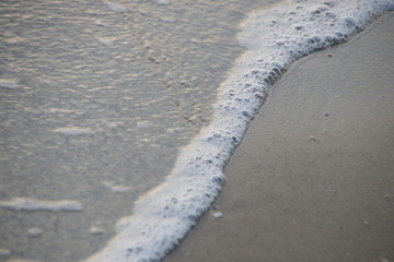 Bubble Foam of the Wave from the Ocean, Summer Holidays