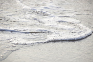 Bubble Foam of Sea Wave in , Summer Holidays