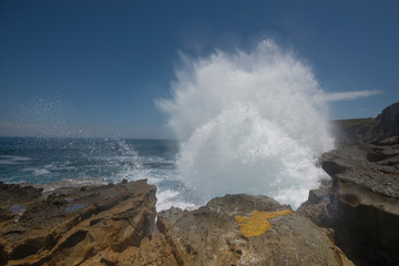 Huge waves at Kilcunda beach, Phillip Island