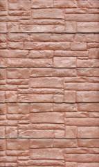 Abstract red stone wall background