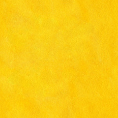 Fototapeta premium Seamless watercolor pattern. Yellow abstract background with paper texture