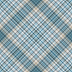 Seamless geometric pattern gray and blue cells