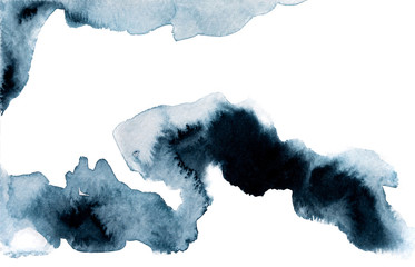 Dark colored watercolor picture