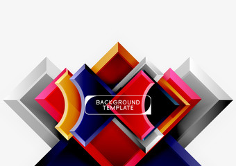 Modern geometrical abstract background