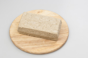 The halva on a white background.