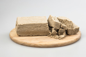 The halva on a white background.