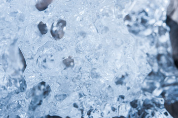 the abstract background of ice structure