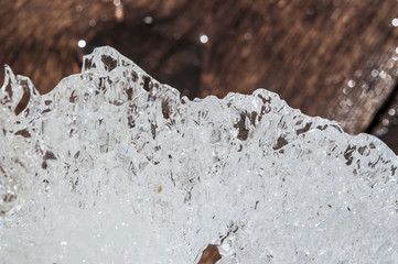 the abstract background of ice structure