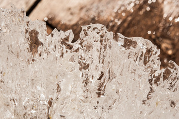 the abstract background of ice structure
