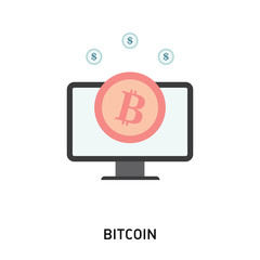 Bitcoin trading concept