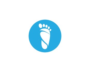 Foot therapist logo vector