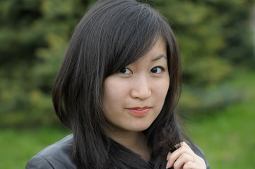 Fototapeta premium Portrait of pretty girl