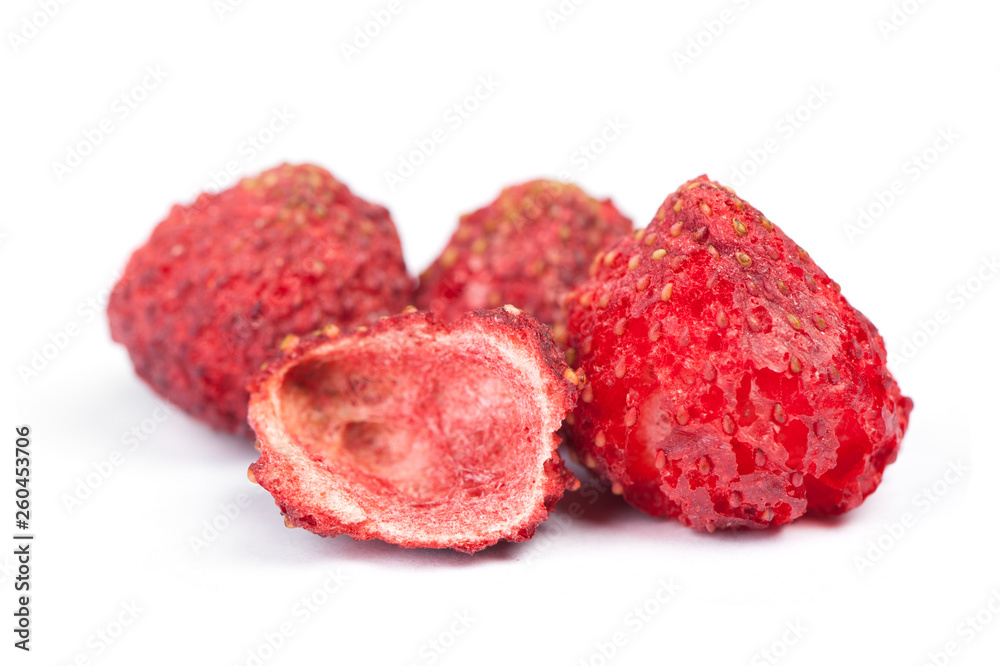 Wall mural Heap of dried strawberries