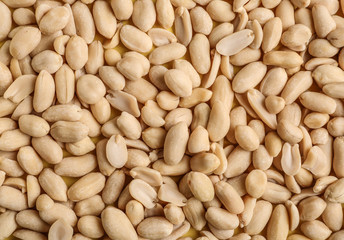 Tasty peanuts as background