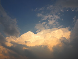 Fototapeta na wymiar Evening sky