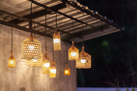 Modern Pendant Light With Vintage Light Bulb