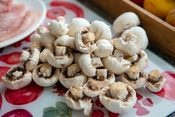 mushrooms of Paris  for cooking