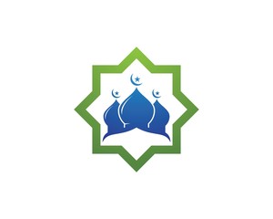 Mosque icon vector