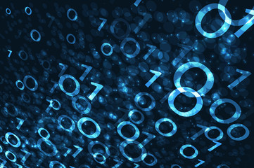 Binary code background