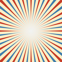 Circus Vintage background in red blue white