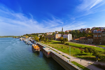 Obraz premium Belgrade Serbia cityscape