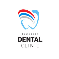 dental logo, tooth logo silhouette icon vector symbol