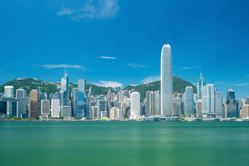Obraz premium hong kong skyline