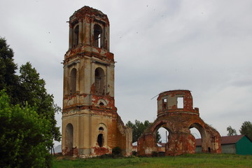 ruins of the old temple