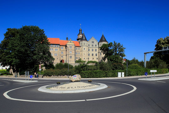 Bertholdsburg, Castle Bertholdsburg, Schleusingen, Thuringia, Germany, Europe