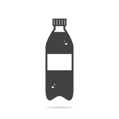 Bottle of soda icon vector