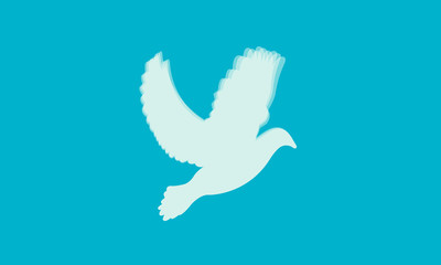 Dove of peace Holy Spirit Pigeon Flag