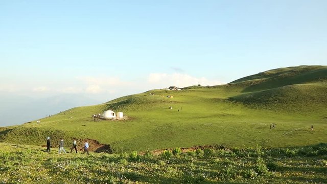 Himalayas Meadows or bugyals. Uttarakhand Bugyals are one of the most scenic places to travel and roam and bring you closer to nature.Uttarakhand. On the way to world famous Nanda Devi Raj Jaat Yatra 