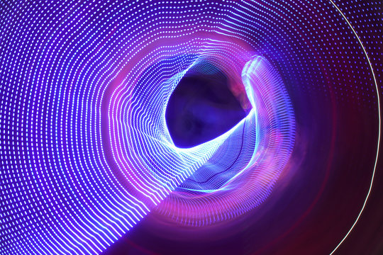 Abstract colorful background freezelight curves