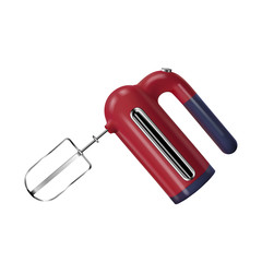 vector illustration of burgundy mixer