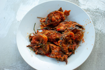Thai Food Crispy Fish with Chilli Sauce