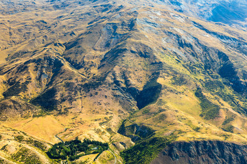 Landscape scenery in south New Zealand