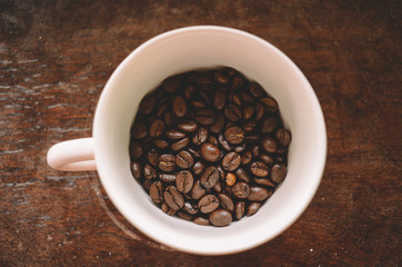 roasted arabica coffee beans