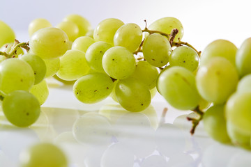 Weintrauben grün Obst