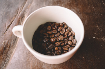 roasted arabica coffee beans