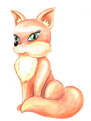 Red fox - girl