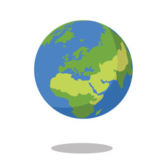 Planet Earth Vector Europe