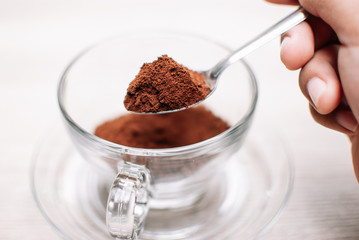 strong espresso coffee