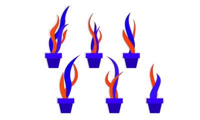 flower, plant, leaf, vector, art, 