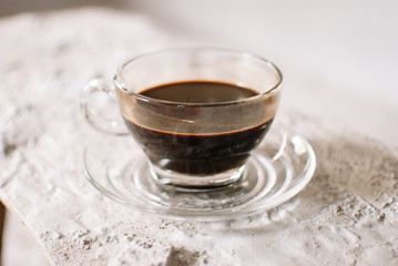strong espresso coffee