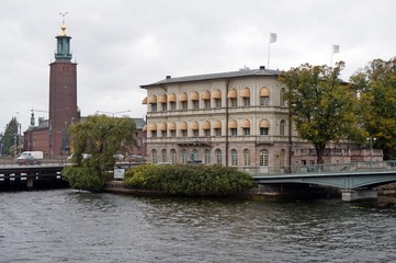 Fototapeta na wymiar Stockholm sity hall & stromsberg