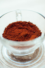 black and strong coffee