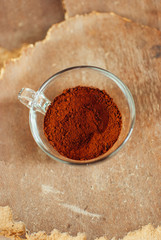 black and strong coffee